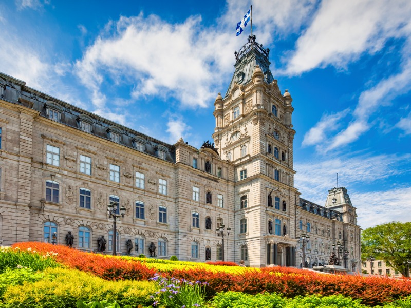 Édifice du Parlement de l’Hôtel du Parlement à Québec.